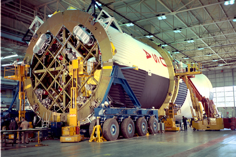 Space History Photo: Saturn V Tanks Mated